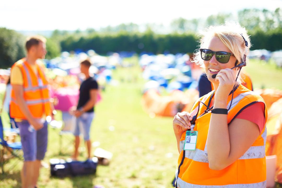 evenementlogistiek op festival